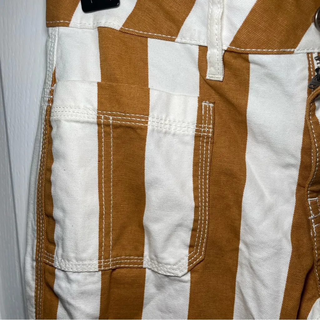 Urban‎ Outfitters BDG Joey Striped High Rise Wide Leg Pants Size 25 - Image 5