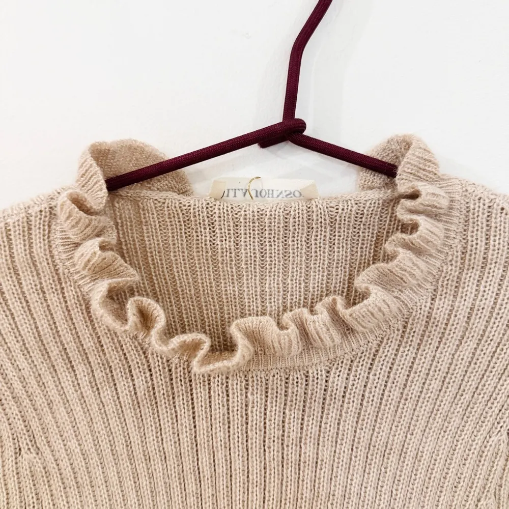 Ulla Johnson Monroe Alpaca and silk Puff Sleeve blouse NWT - Image 7