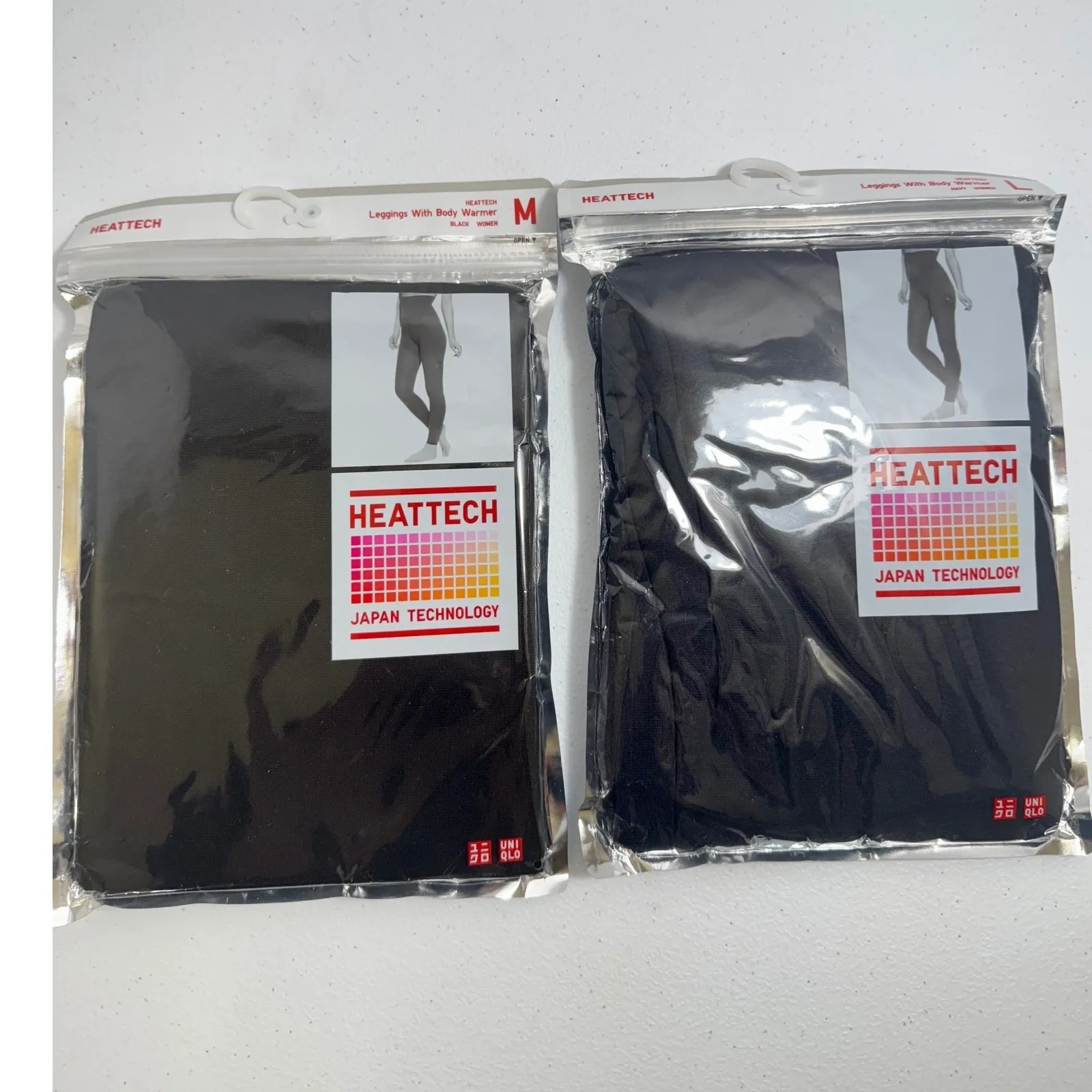 Uniqlo Heattech Leggings With Body Warmer Black Women Size M L  bundle OLDSTOCK - Image 2