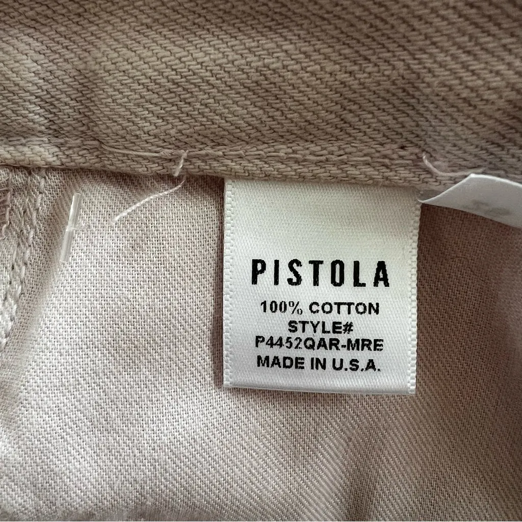 Pistola Shorts Denim Cutoffs Lilac Purple Raw Hem Distressed 26 Casual Summer - Image 5