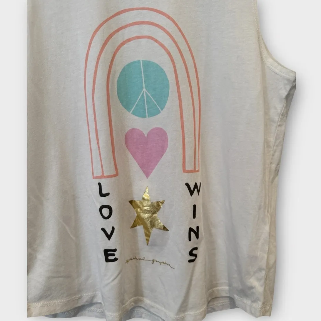 Spiritual Gangster Love Wins Muscle Tank Size Small - Image 5