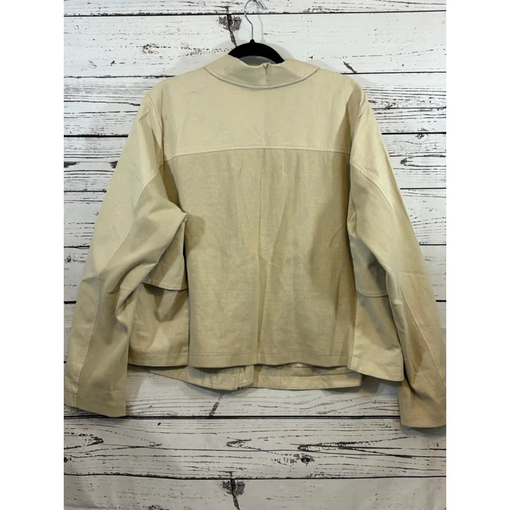 Women's Anthropologie Jacket Size 3X Beige - Image 11