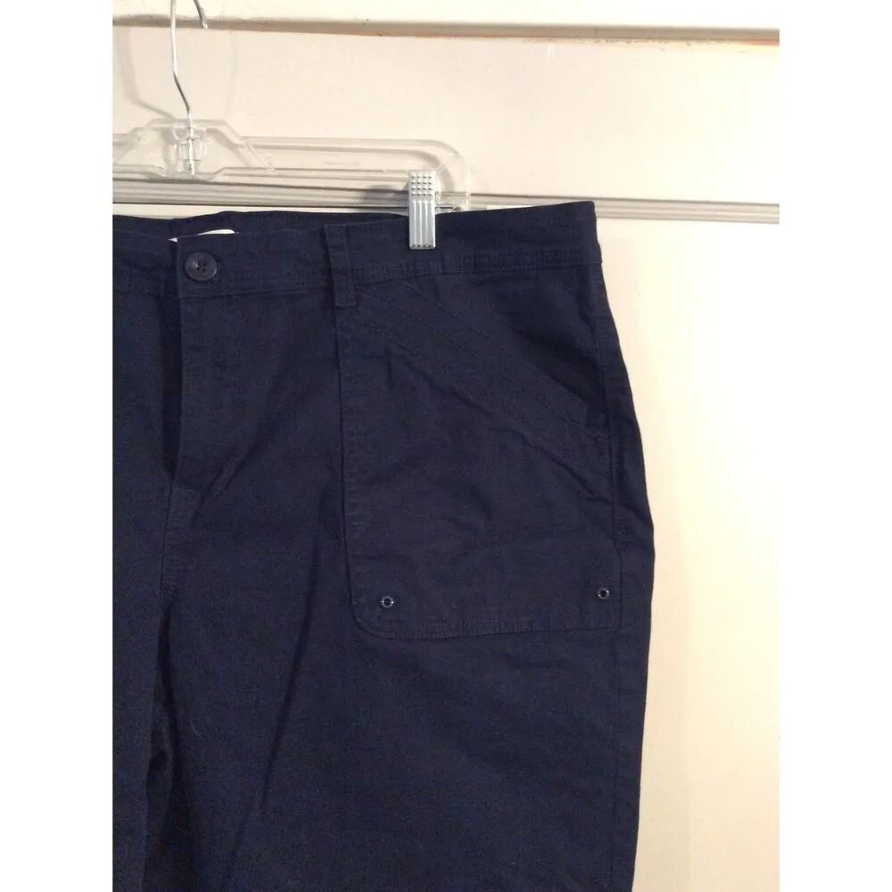 Plus size 18W Navy blue Khaki Shorts EUC Vanderbilt Cotton blend - Image 5
