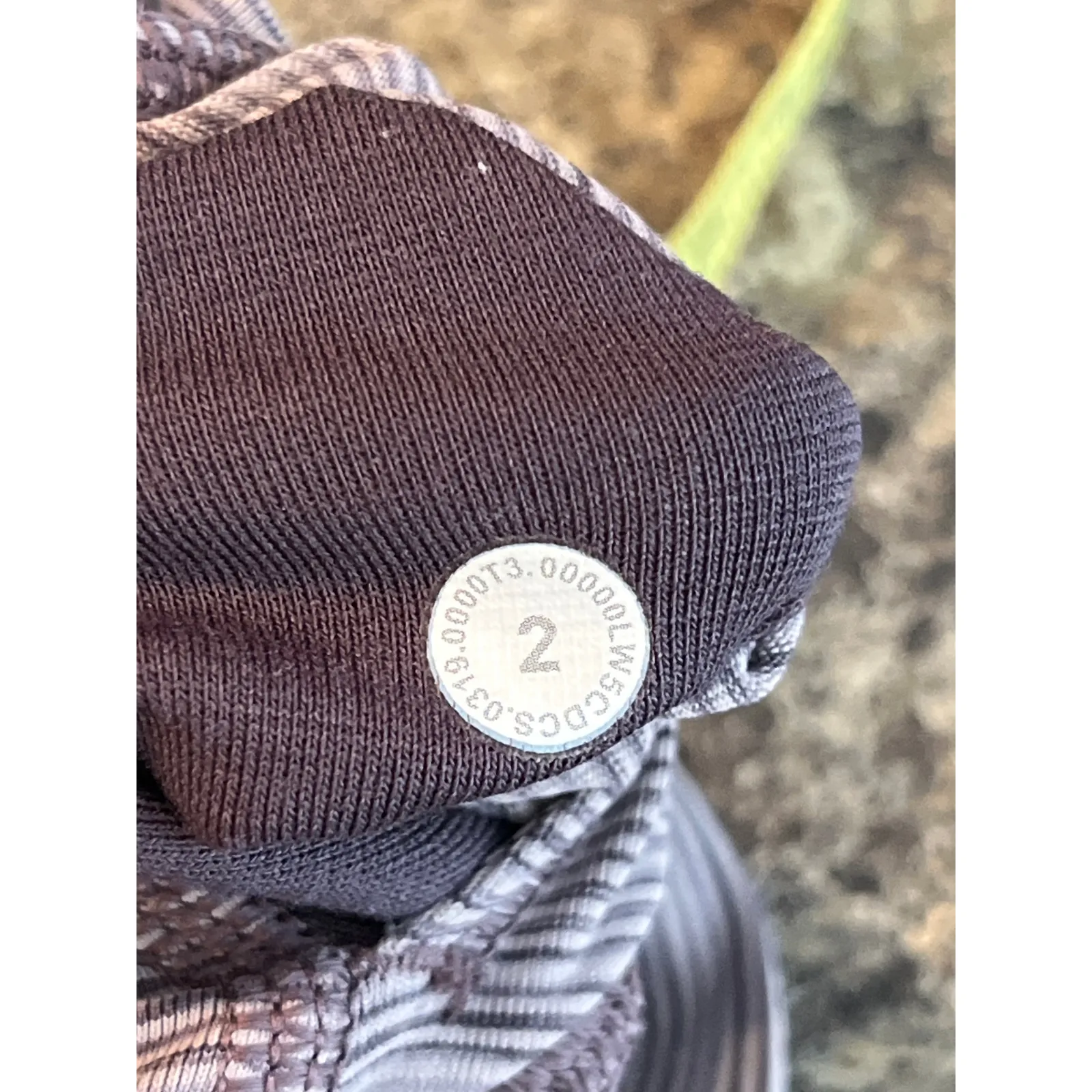 Lululemon Size 2 Wunder Under High Rise Leggings Frosted Mulberry Stripe Look - Image 6