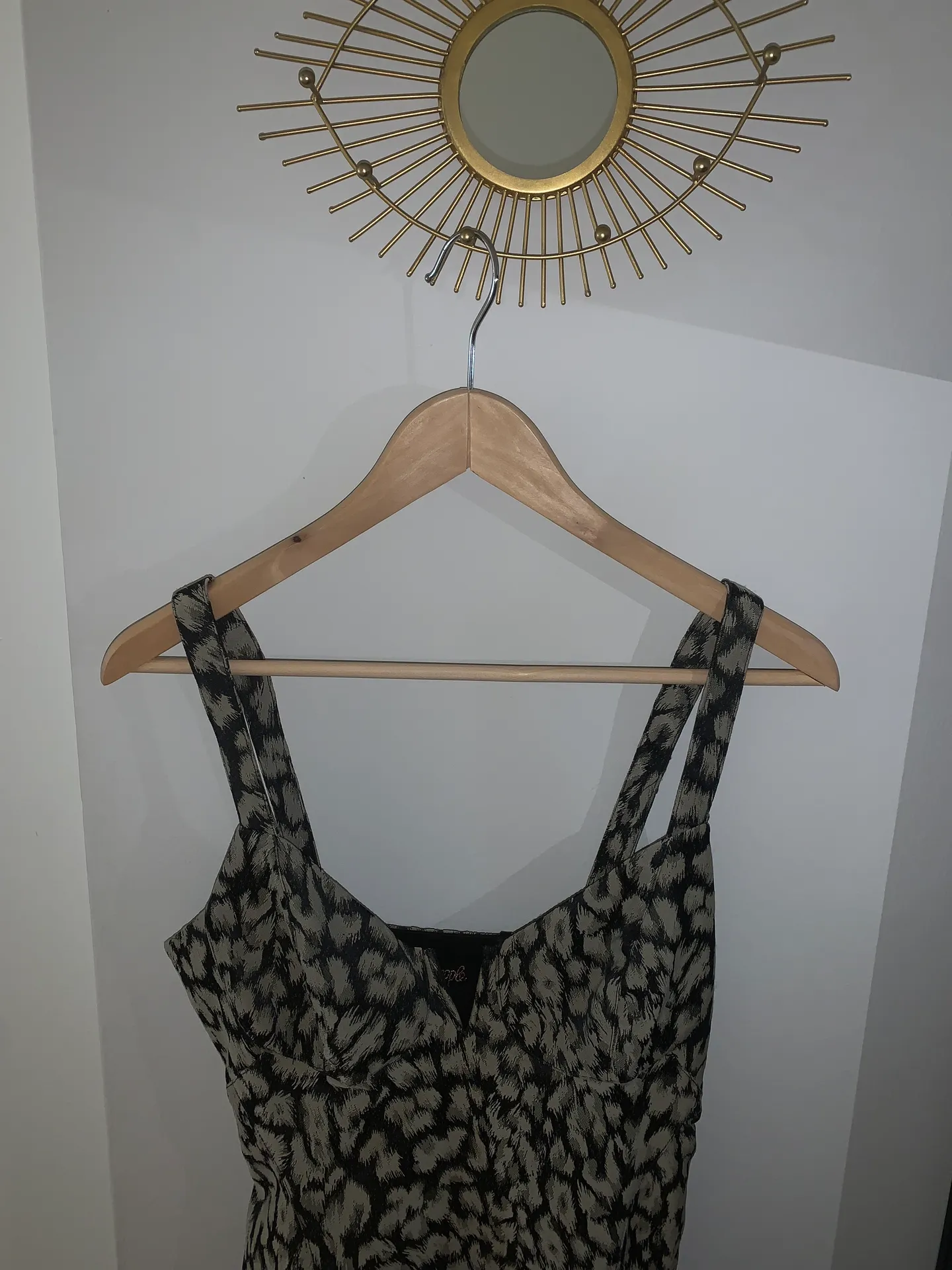 Free People Patterned Mini Dress - Image 4