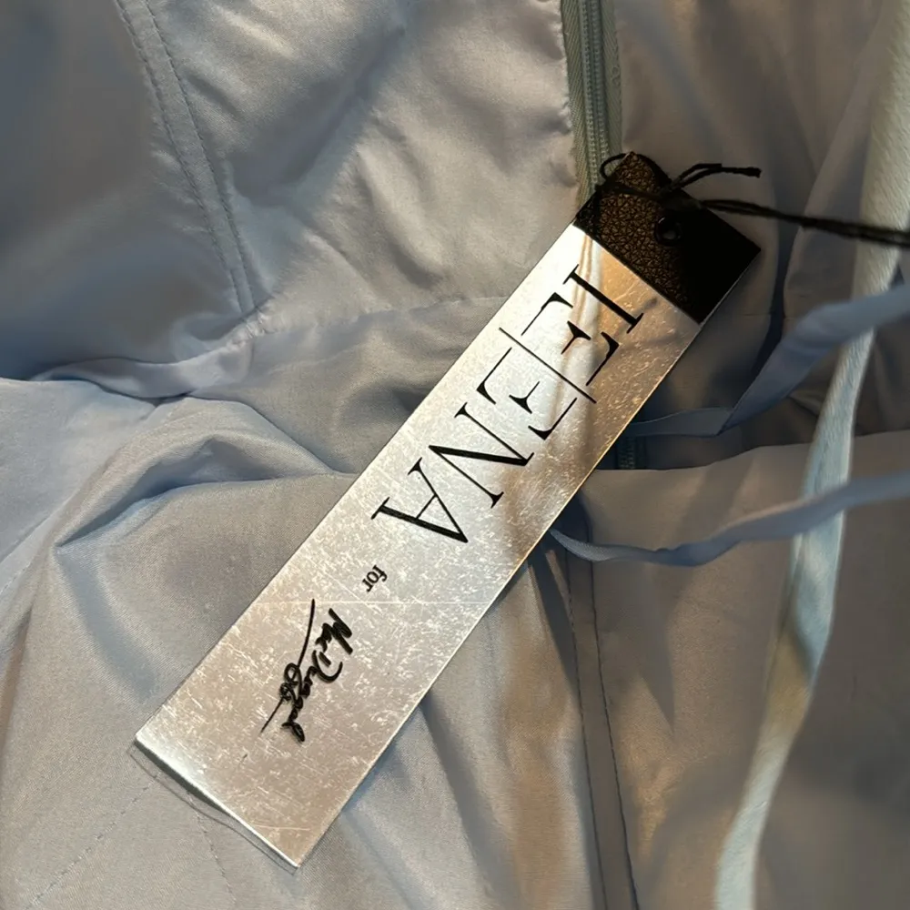 Mac Duggal Ieena CLASSIC A-LINE V-NECK BALLGOWN in powder blue size 12 - Image 14