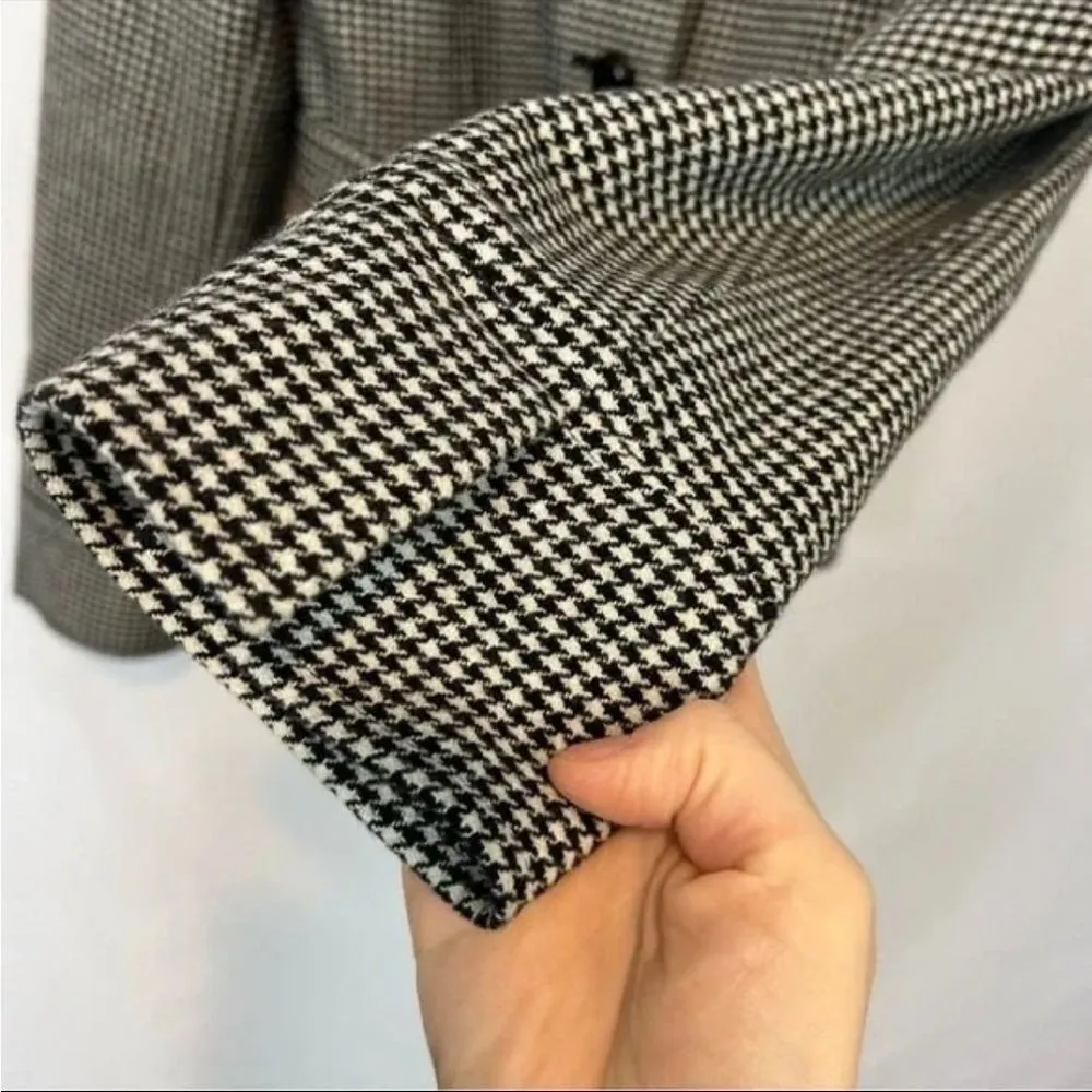 Weekend MaxMara Houndstooth belted wool Jacket 8 - Image 9