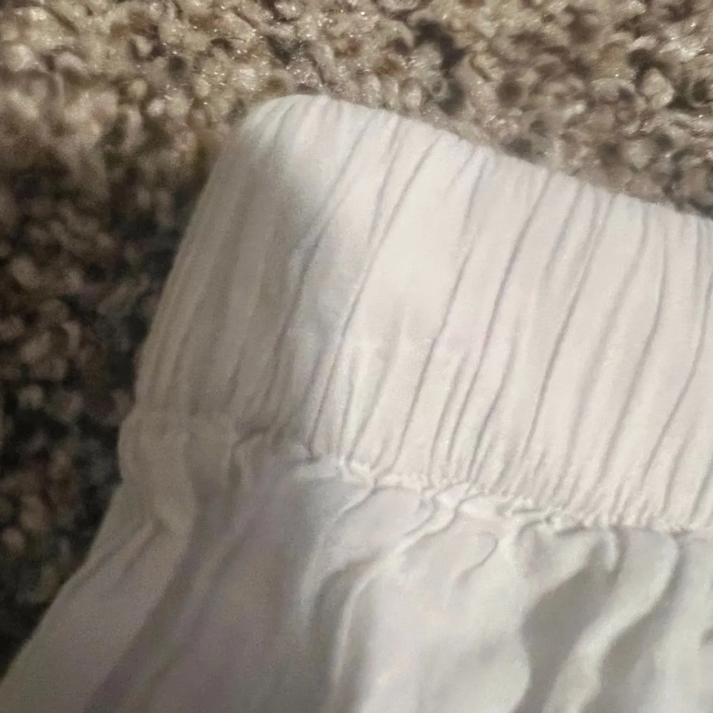 H&M Classic White Off-Shoulder‎ Button Down Tunic Dress Size 4 - Image 5