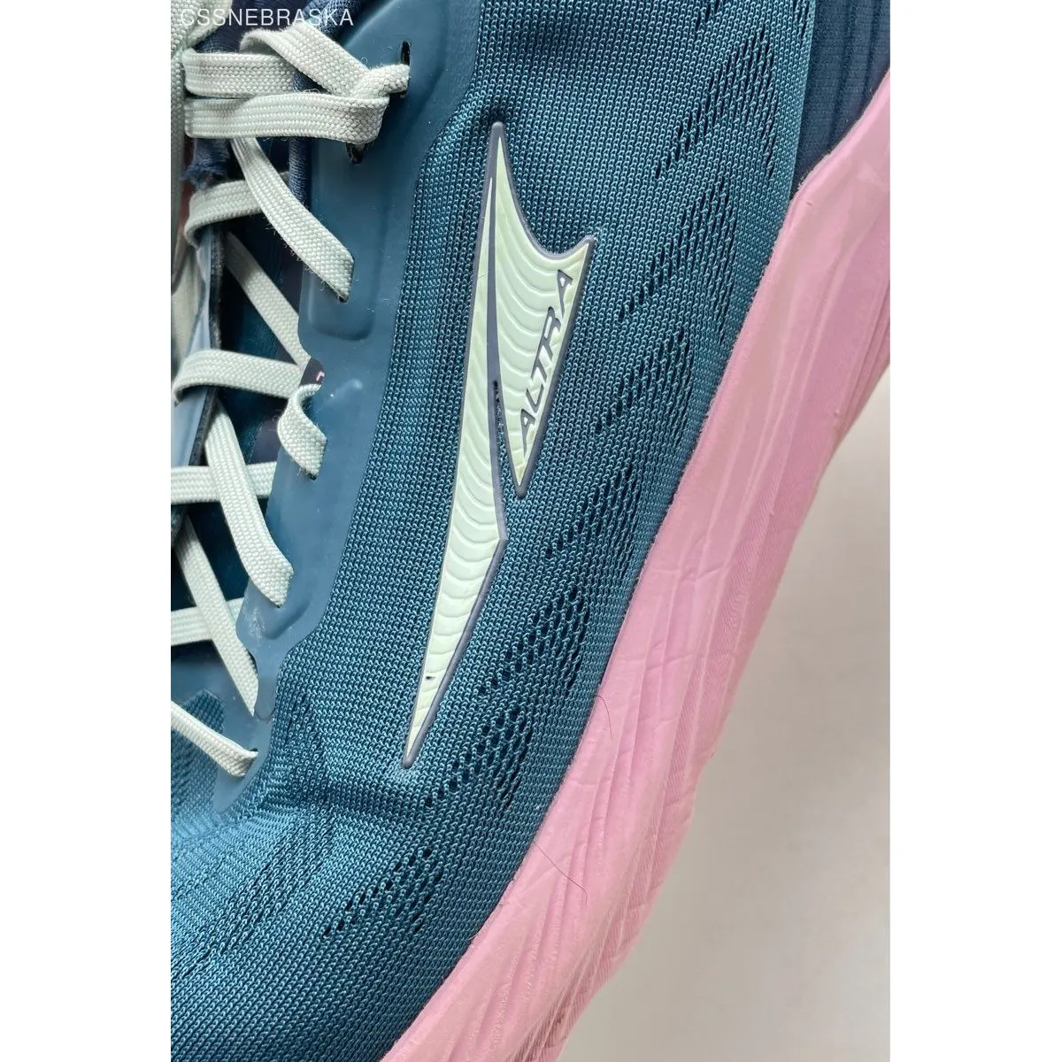 Altra Blue/Pink Running Shoes Womens Blue Mesh Trail Trainers Sneakers‎ - Image 5