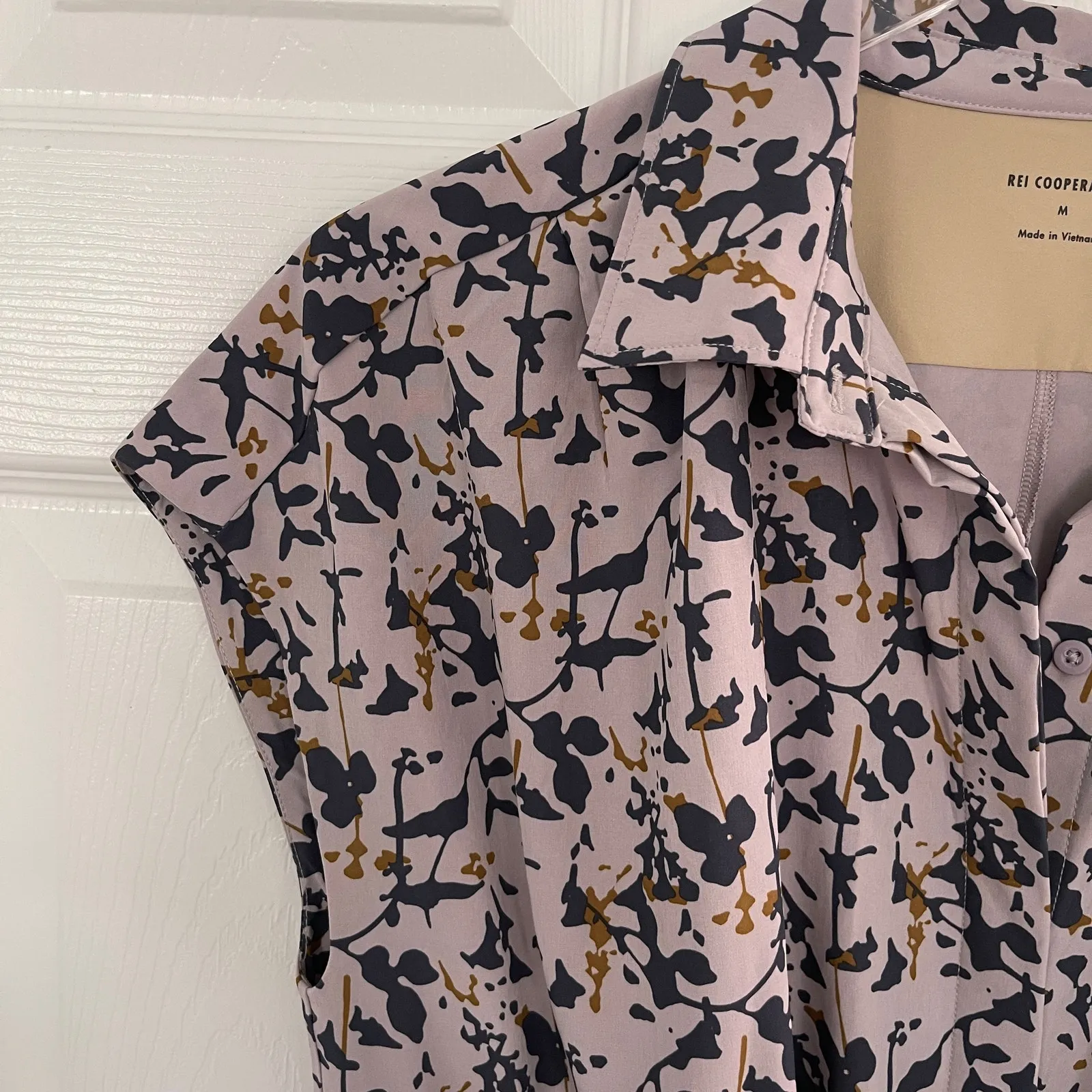 REI Cooperative Sun Up Active Floral Midi Dress in Night Garden Lilac Purple Size M - Image 3