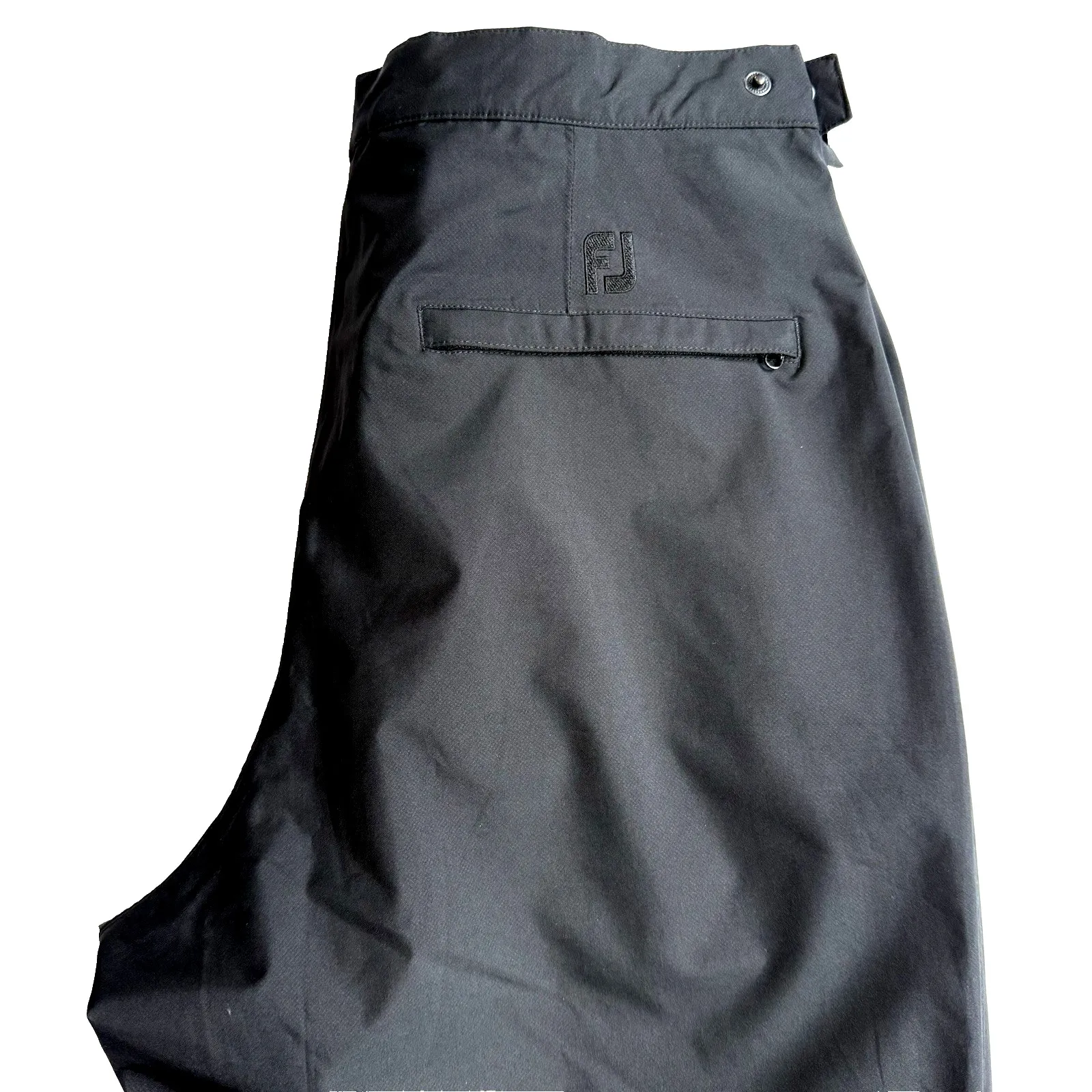 Foot Joy Dryjoys Golf Rain Suit Pants Womens L 12 14 Black Waterproof Side Zip - Image 7