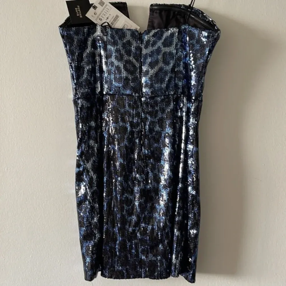 NWT Zara Blue Sequin Mini Dress with tags - Image 7