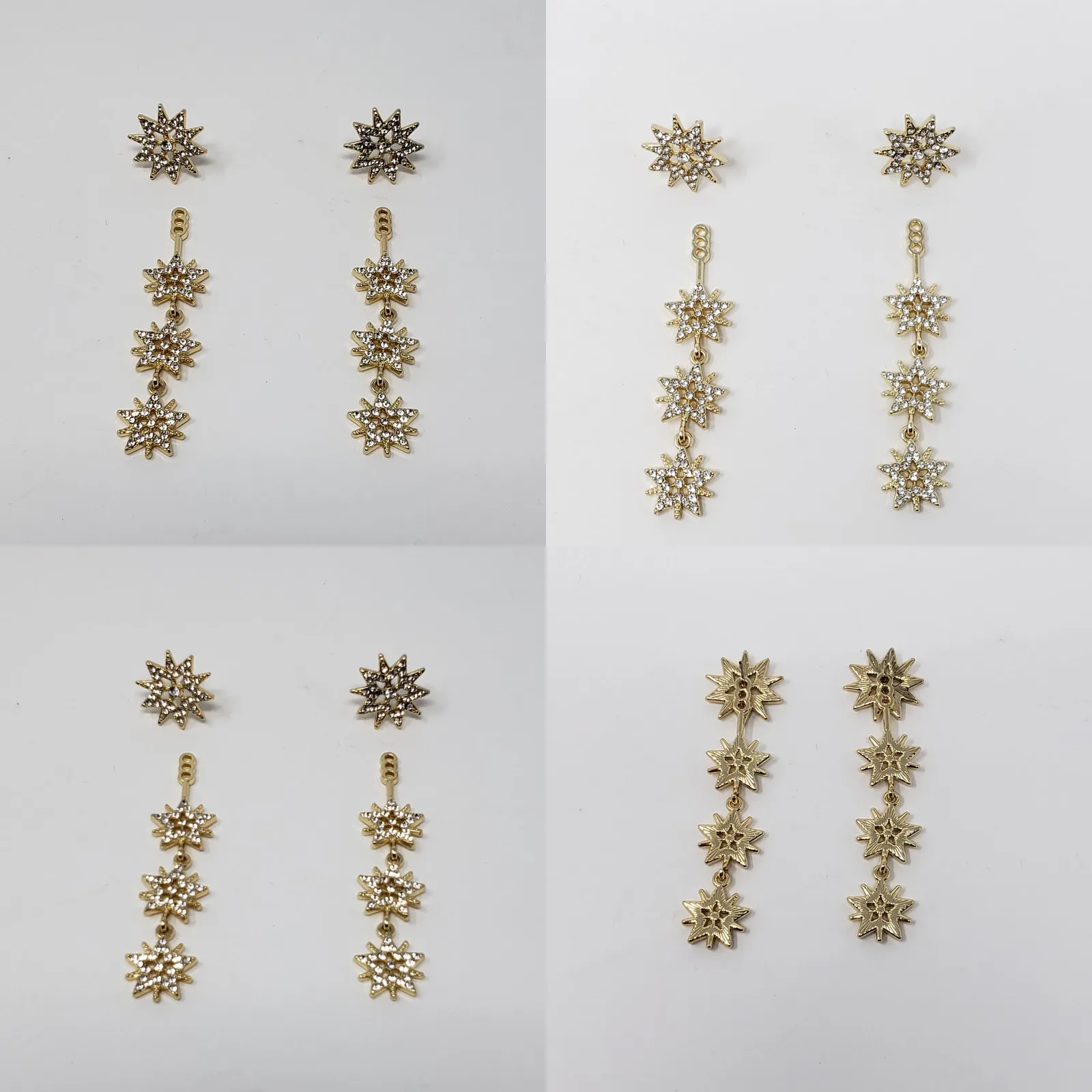 NWT Sugarfix by Baublebar Gold-Tone Lot of 5 Earrings Hoop Dangle Women's - Image 8