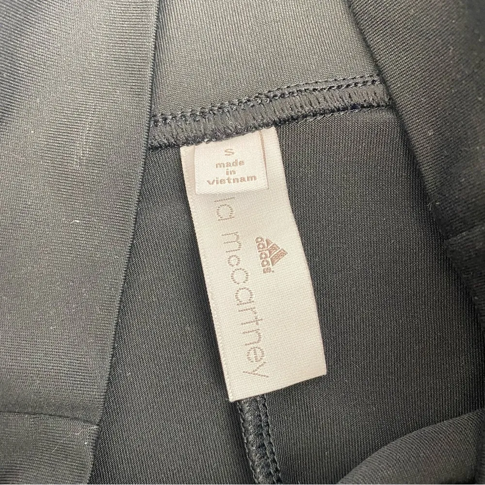 Adidas X Stella McCartney The Essential Fold Tight Leggings: Black - Image 10