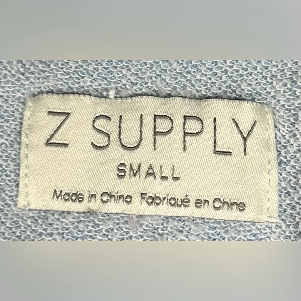 Z Supply Size S All Day Knit Denim Jacket - Image 2