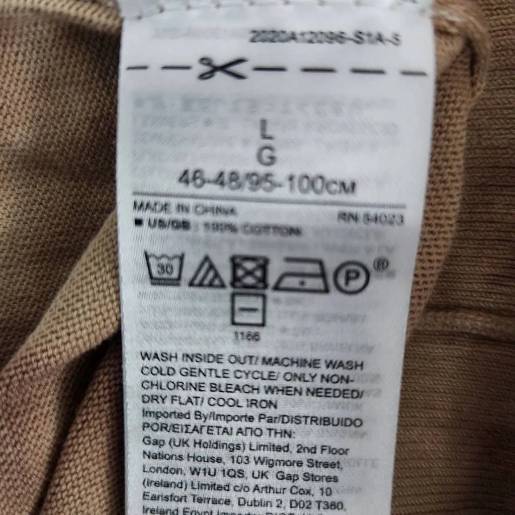 Banana Republic Tan Dyed Short Sleeve Knit Top Size Large Brown Dyed Sweater - Image 7