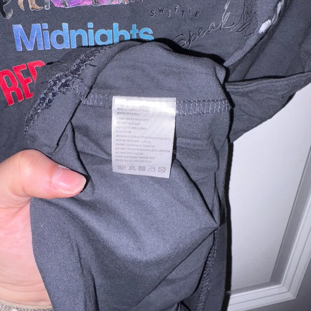 Women’s Taylor Swift “The Eras Tour” Graphic Dark Grey T - Image 4