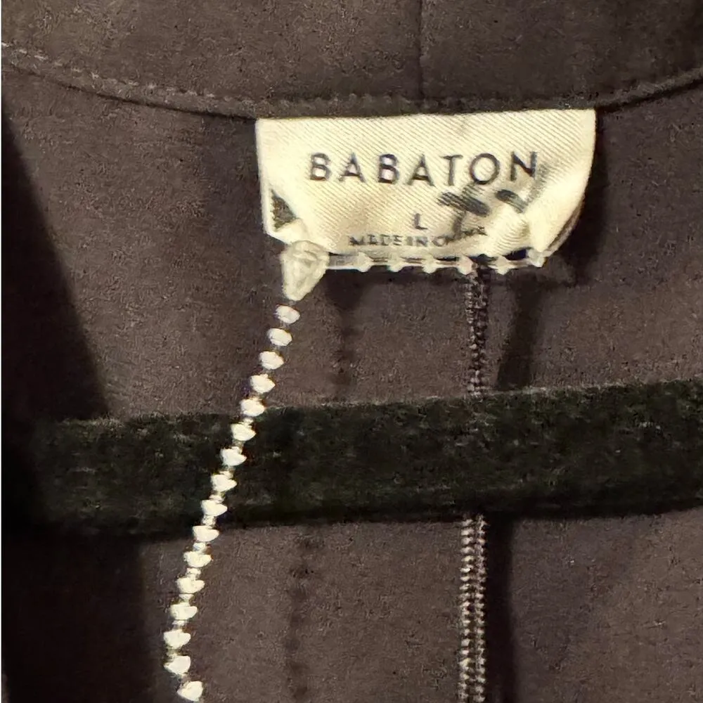 Babaton Aritzia Ambrose Black Nior L Bodysuit classic drape front shear - Image 5
