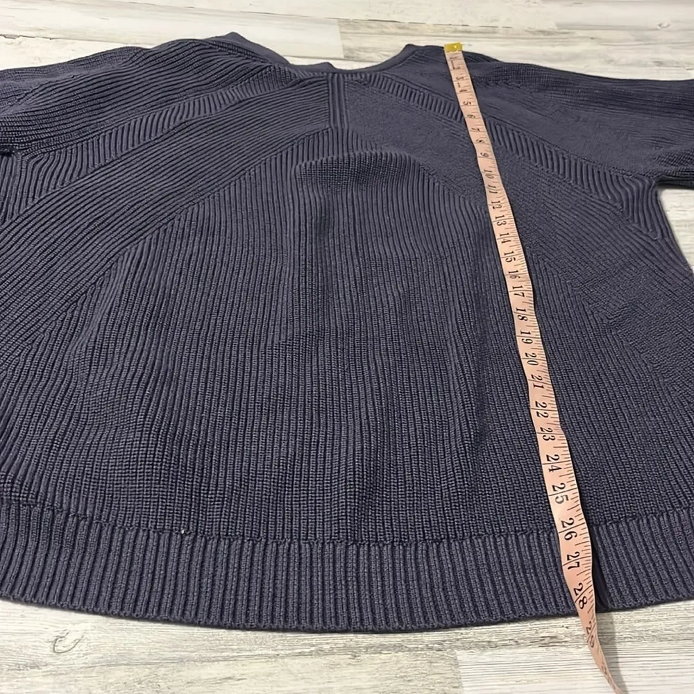 Athleta En Route Hanover Ribbed Balloon Sleeve Marino Wool Sweater Size 1X - Image 10