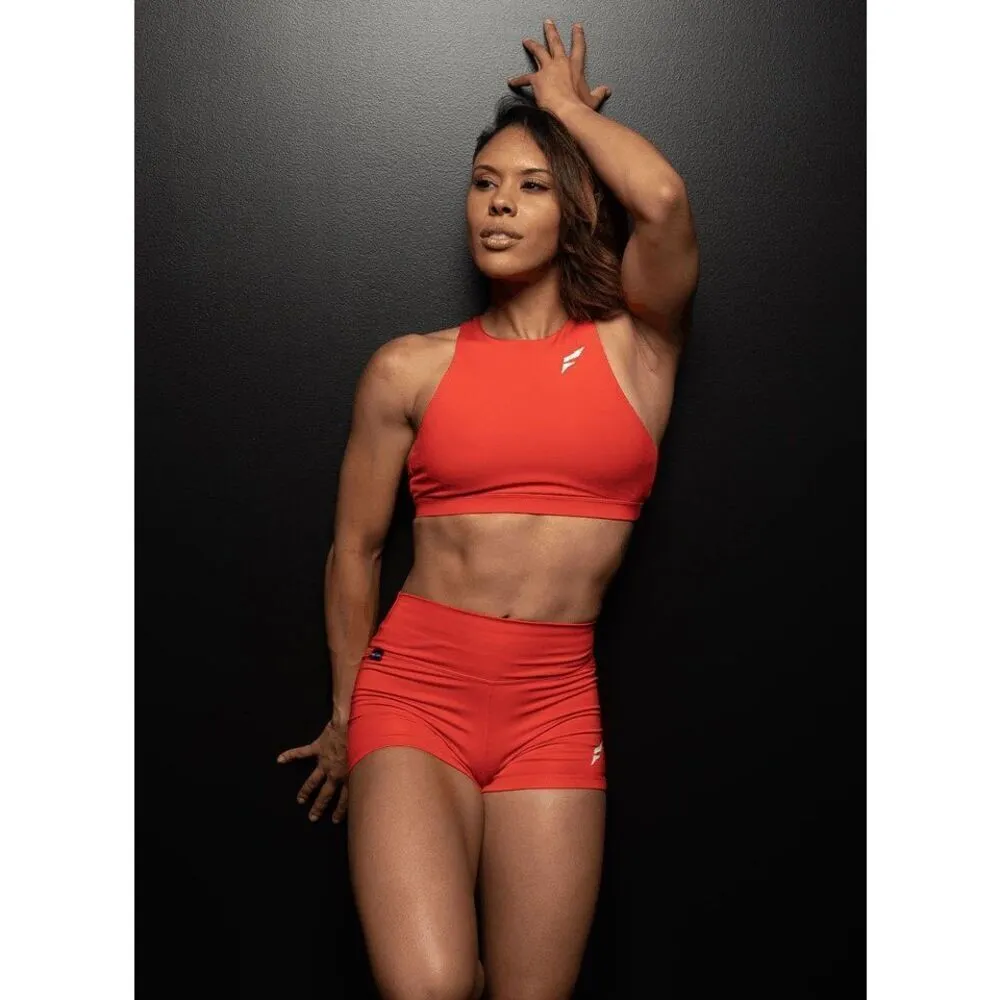 Flag nor Fail vivid red sport bra size medium excellent condition Red - Image 2