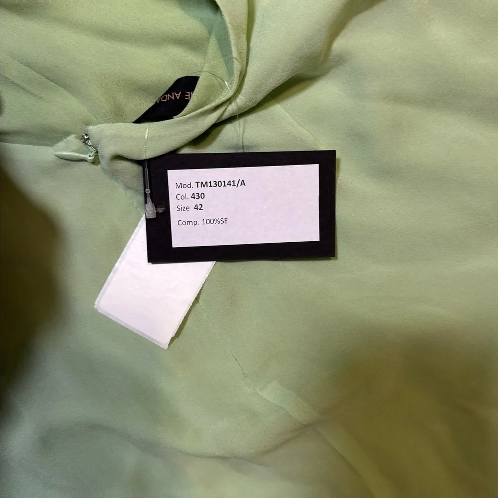 Revolve THE ANDAMANE chiffon silk asymmetric dress - Image 7