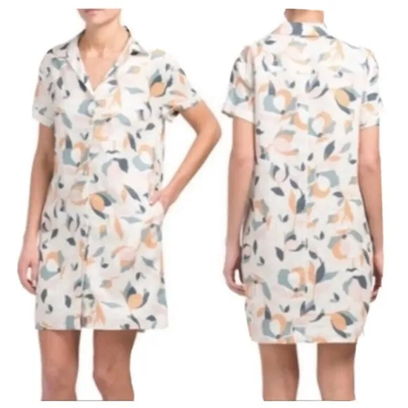 Rachel Zoe • linen button down floral dress - Image 8