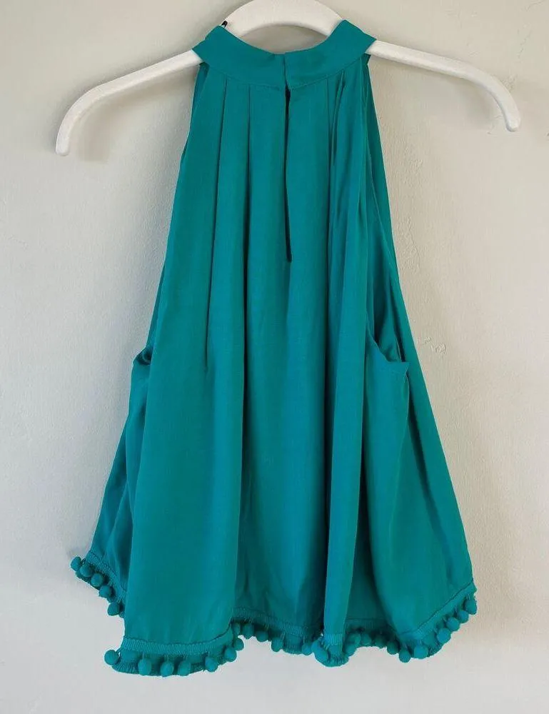 LOVERS + FRIENDS Botanic A Line Crop Pom Pom Top NEW Size Small - Image 5