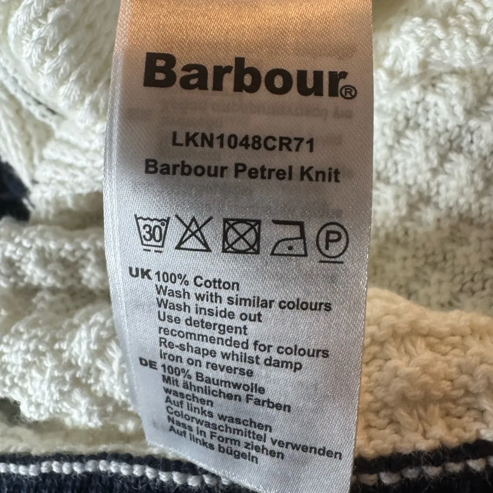 Barbour Petrel Knit Striped Sweater Size 14 - Image 8