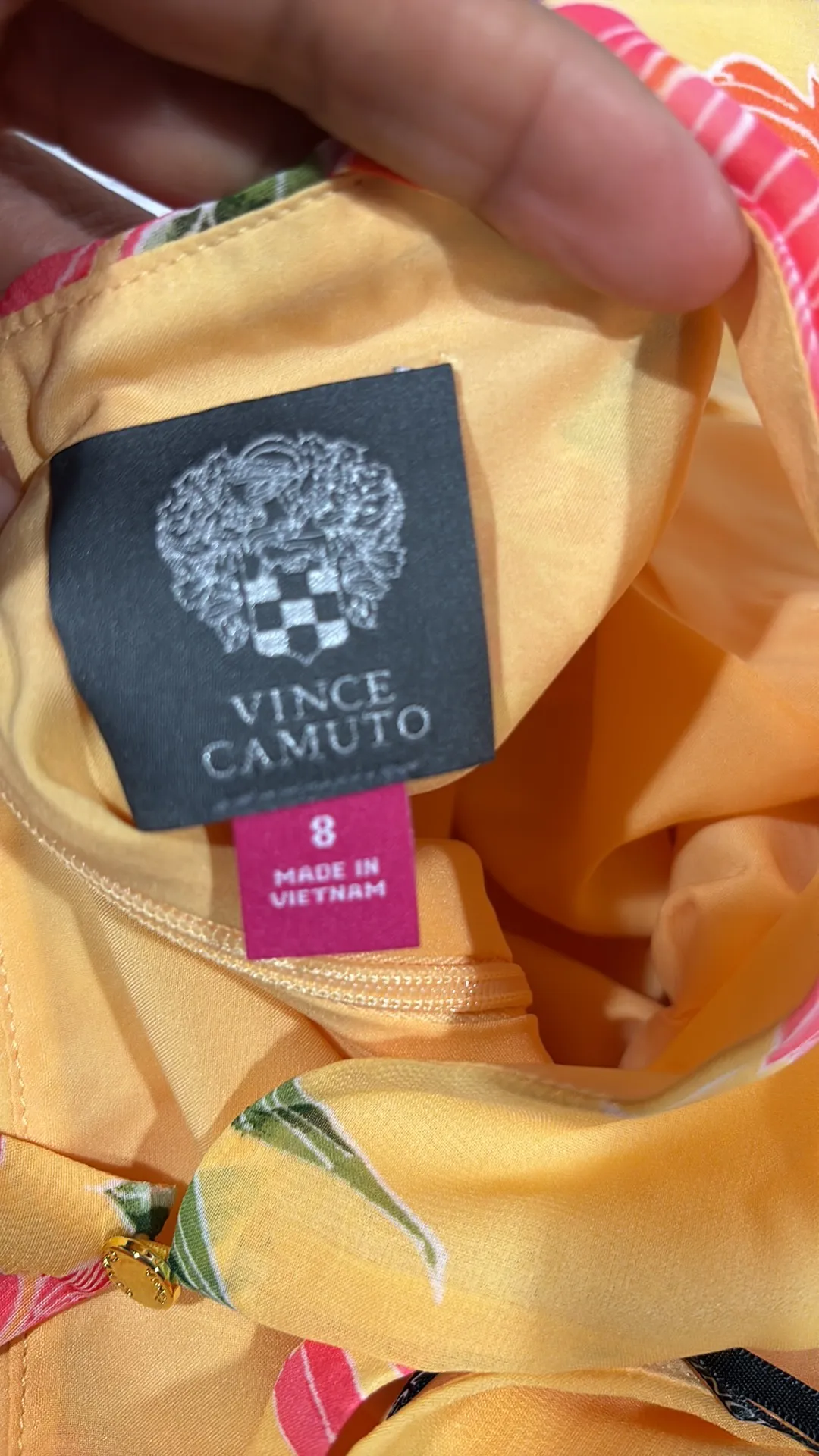 NWT  Women’s Printed Chiffon Halter High Low Dress Size 8. - Image 14