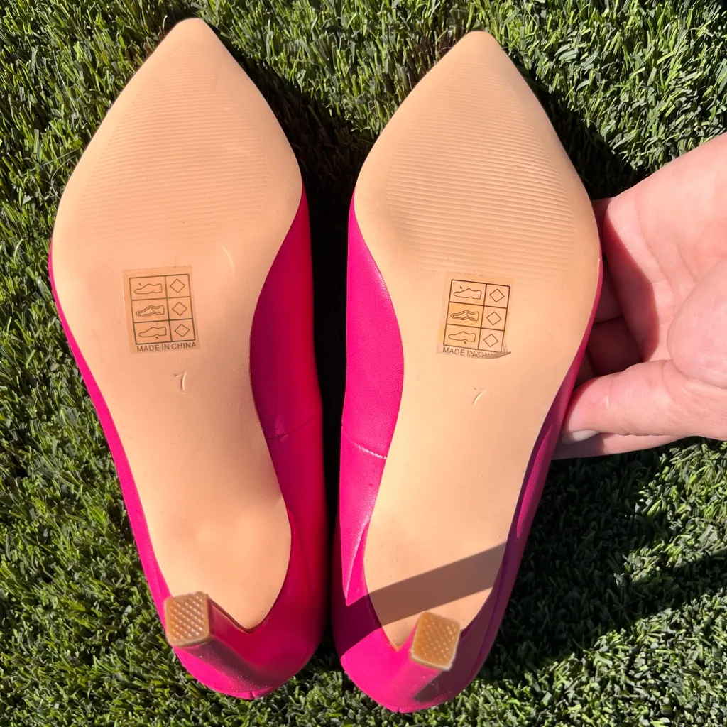 Viviany new Elegant Pink High‎ Heels Size 7 - Image 4