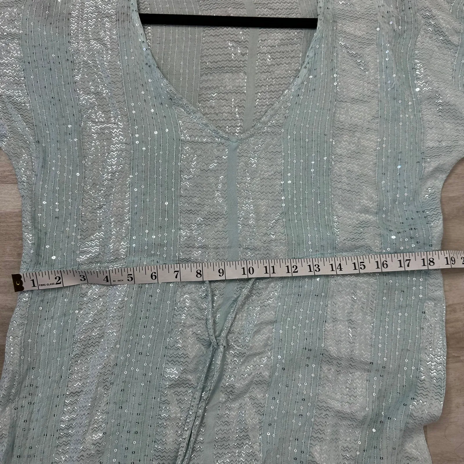 Debbie Katz South Beach The Angie Lurex Coverup Dress Size Medium - Image 7