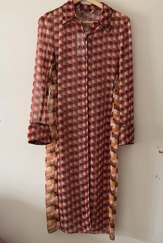 Zara organza shirt dress. S - Image 9