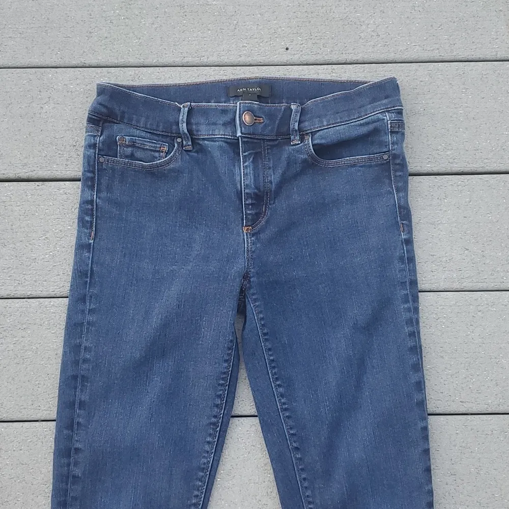 Ann Taylor The Skinny Darkswash Skinny Fit Jeans - Image 3