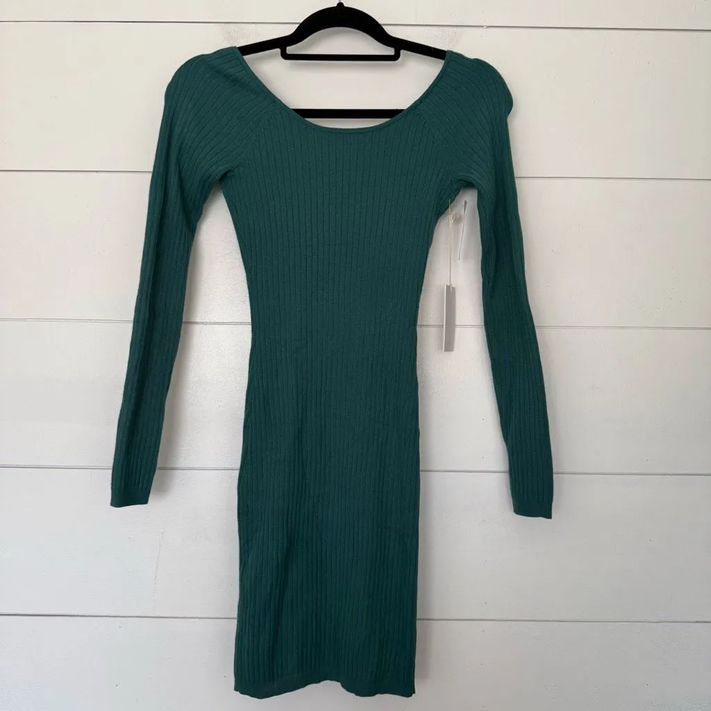 Aritzia Wilfred Women’s XS Bex Long Sleeve Ribbed Dress New - Image 5