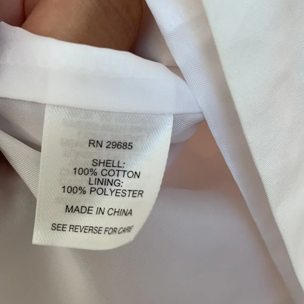 Pendleton peach white floral mini dress S 16 NWT - Image 6