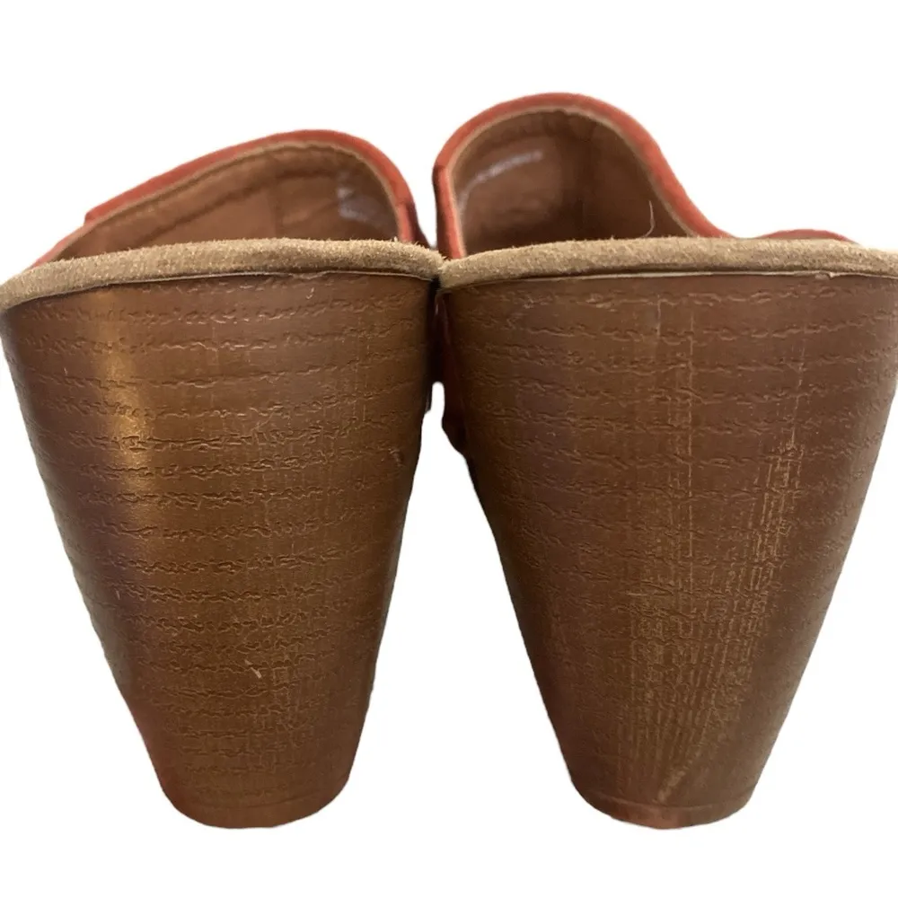 Baretraps Sparrow Rust Boho suede fringe chunky platform sandals - Image 5