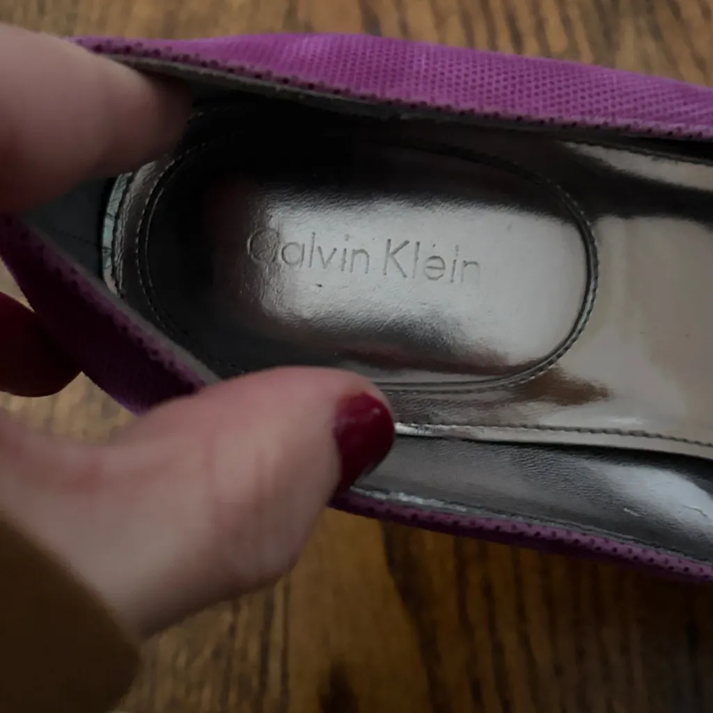 Calvin Klein Magenta Women's Heels Size 10 - Image 6