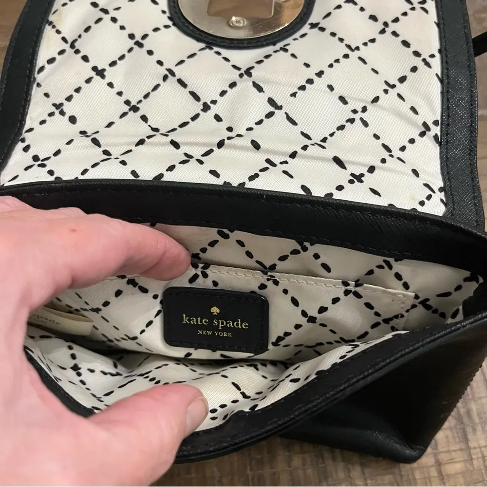KATE SPADE Newbury Lane Sally Crossbody Black - Image 5