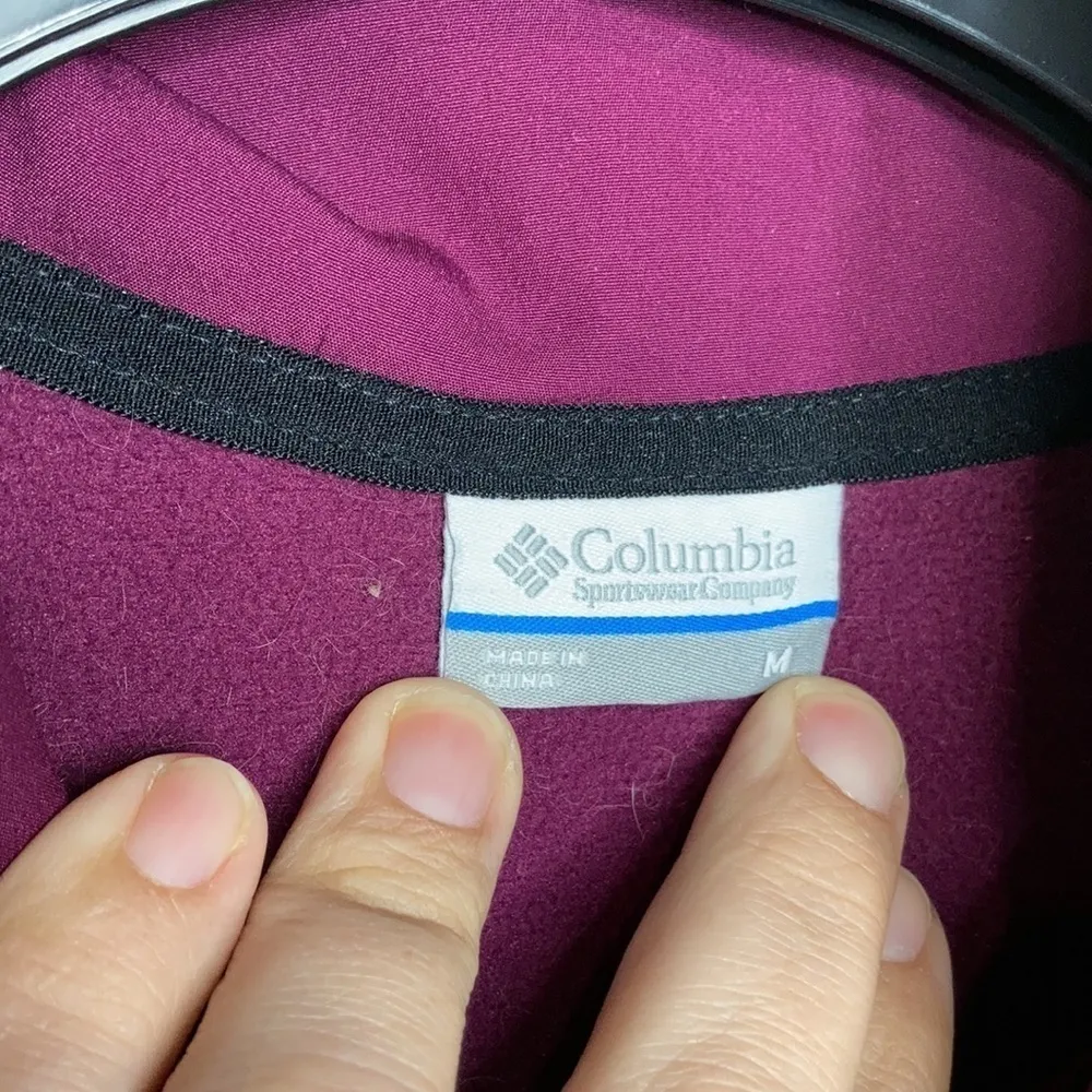 Columbia soft shell full‎ zip jacket size medium - Image 4