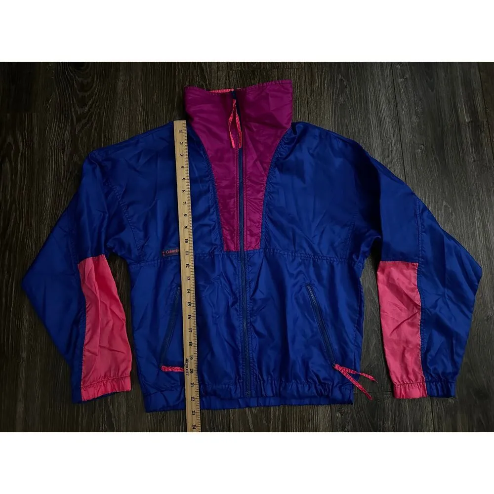 Columbia windbreaker Vintage Jacket size Medium - Image 5