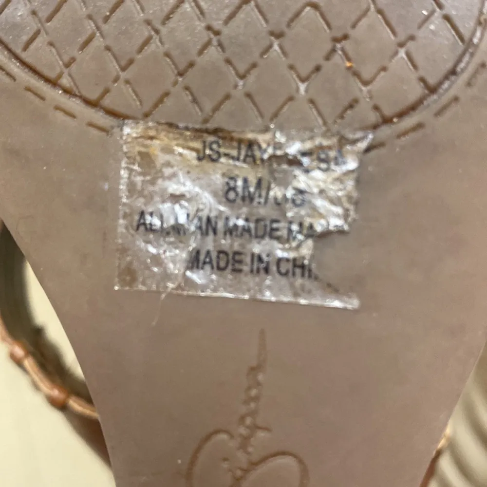 Jessica Simpson brown wedge sandals size 8 - Image 6