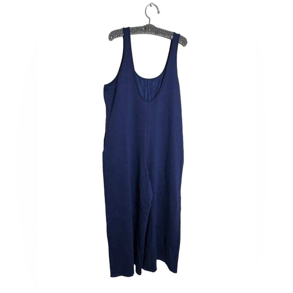 Savage X Fenty Navy Blue One Piece Sleeveless Wide Leg Jumpsuit Sz 1X - Image 5