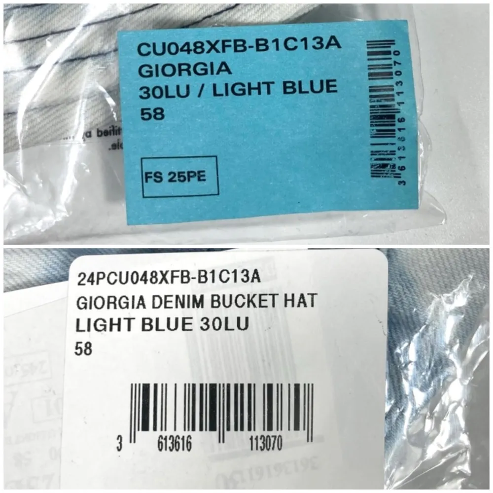 Isabel Marant Giorgia Embroidered Acid Wash Denim Bucket Hat Tie Dye NWT 58 cm L - Image 8