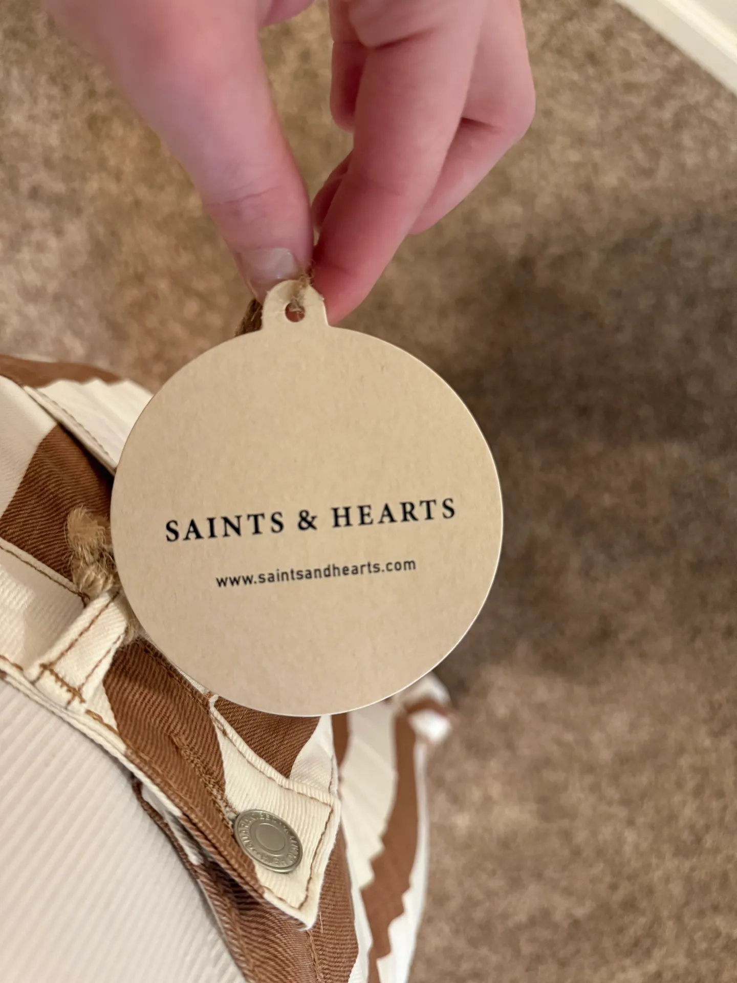 Boutique Striped Flare Pants  - Image 4