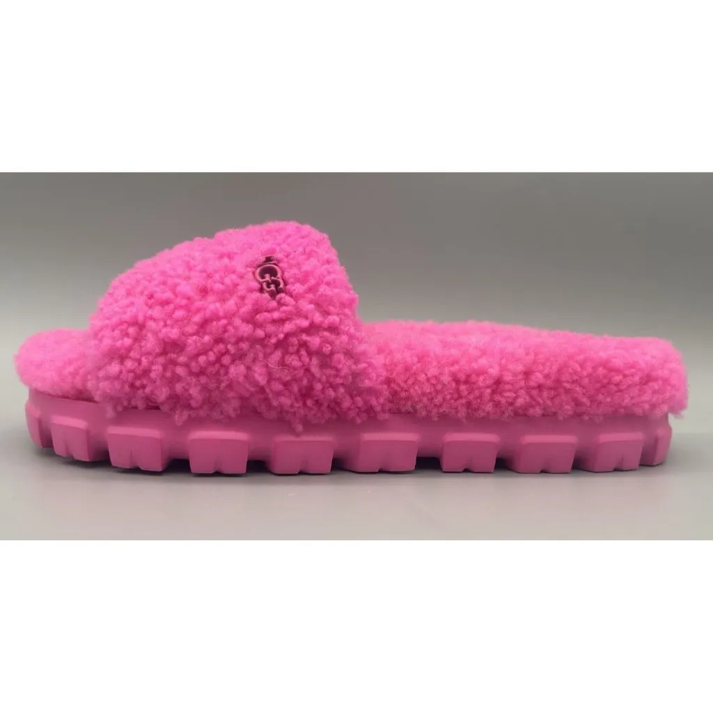 UGG COZETTA CARNATION CURLY SHEEPSKIN COMFORT SLIPPERS, Sugar Sole WOMEN US 7 - Image 8
