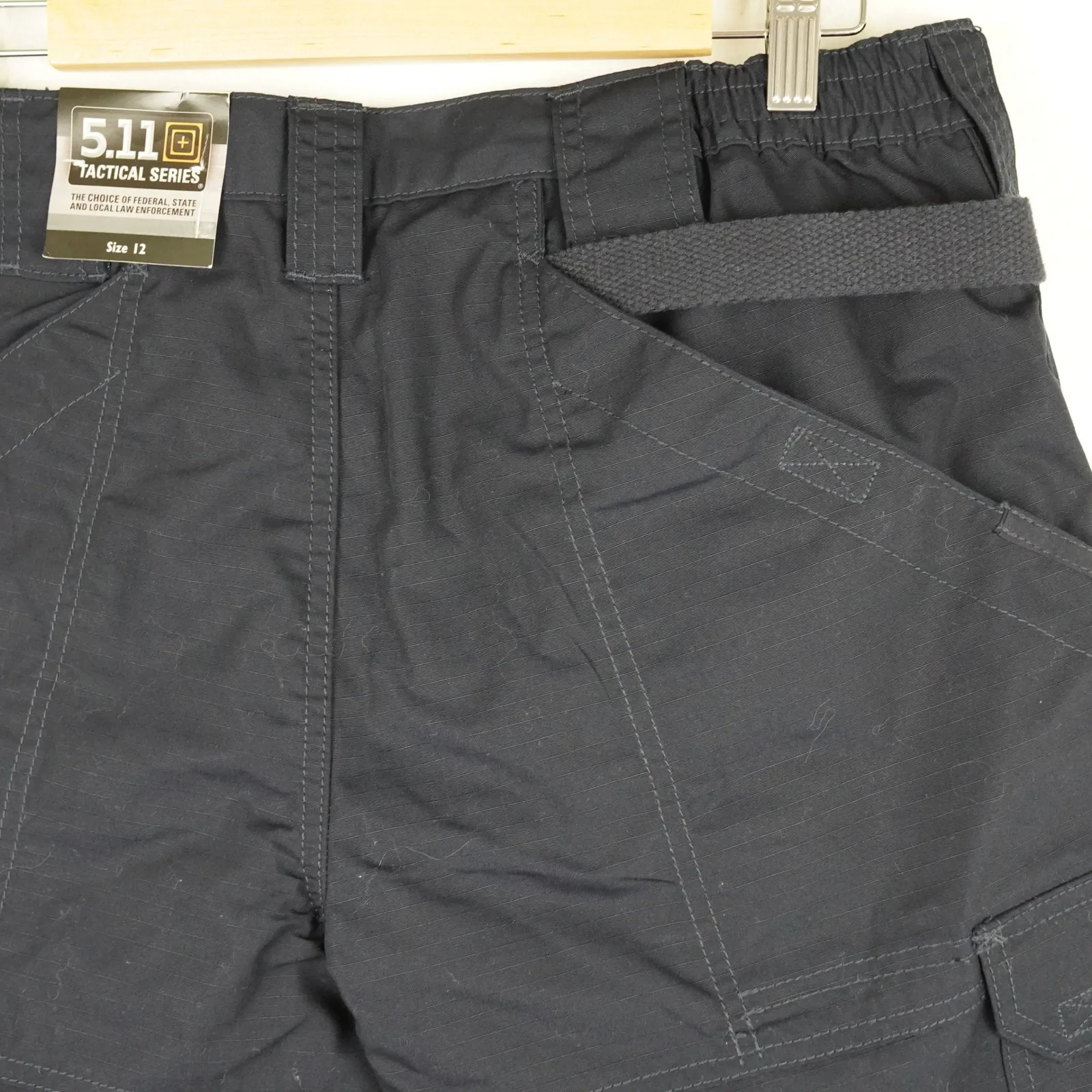 5.11 Tactical Women's Taclite Pro Cargo Shorts‎ Size 12 Dark Navy NWT - Image 6