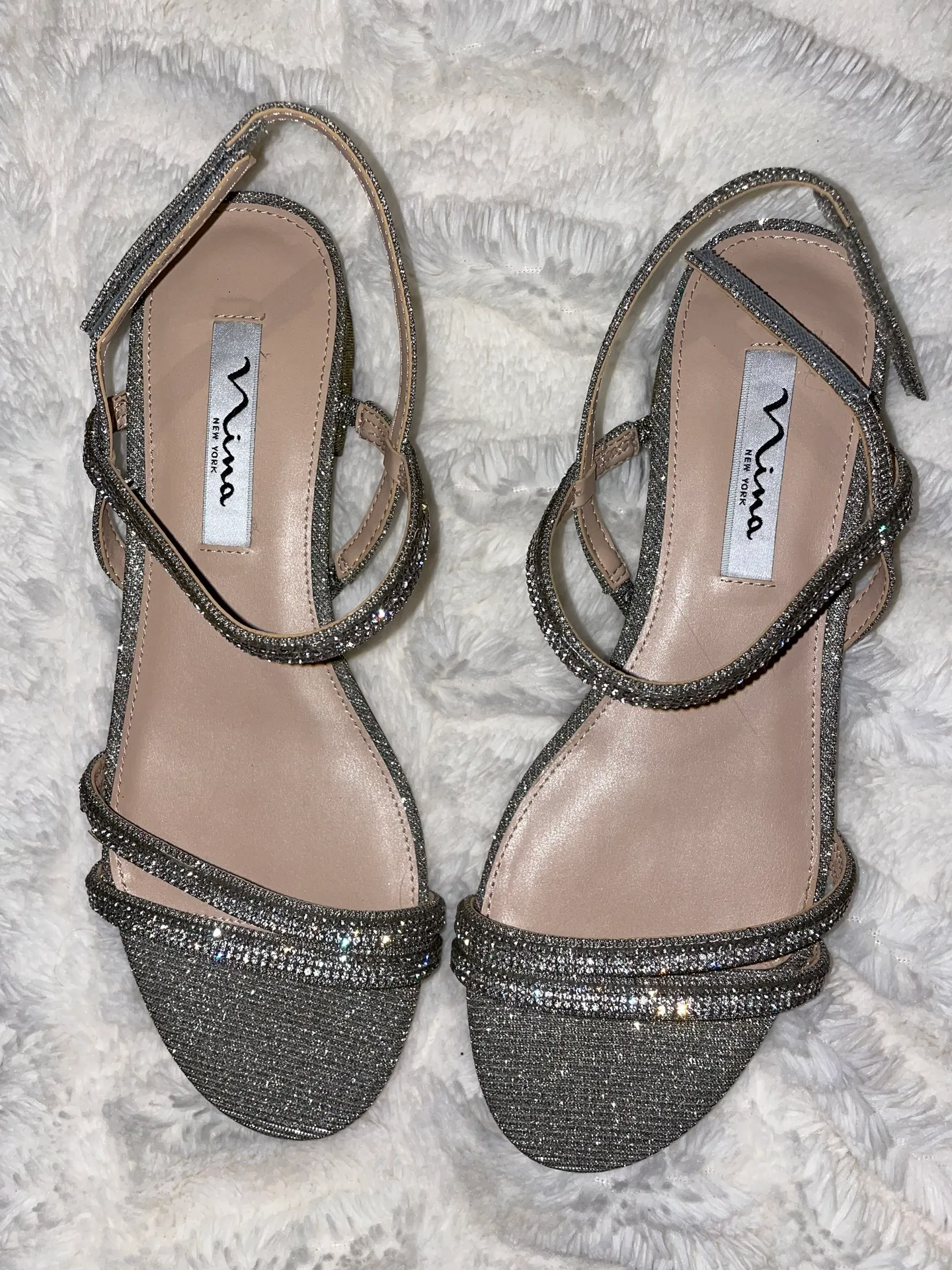 Gold Strappy Heels - Image 6