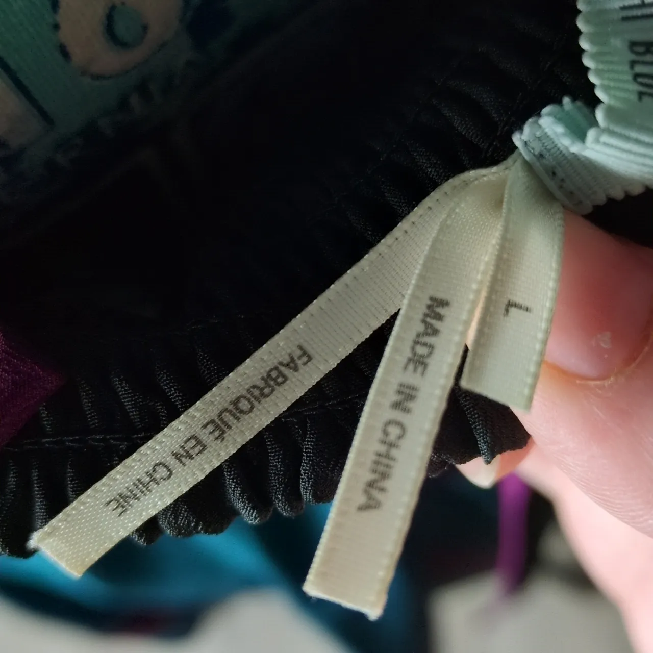 Kimchi Blue Green,.Purple, Black Babydoll Mini Dress Size Large - Image 8