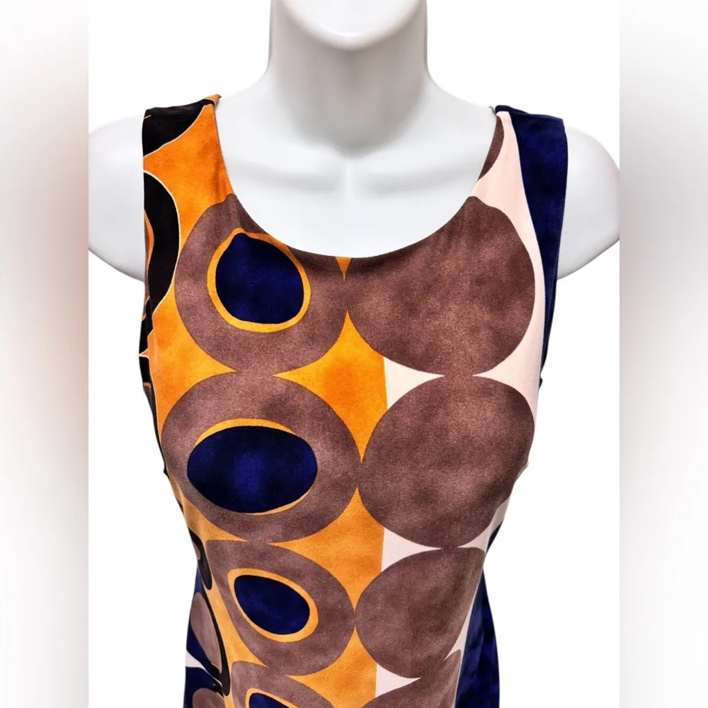 Joseph Ribkoff Modern Geometric Sheath Knit Dress Sz 8 Business Career Stretch - Image 5