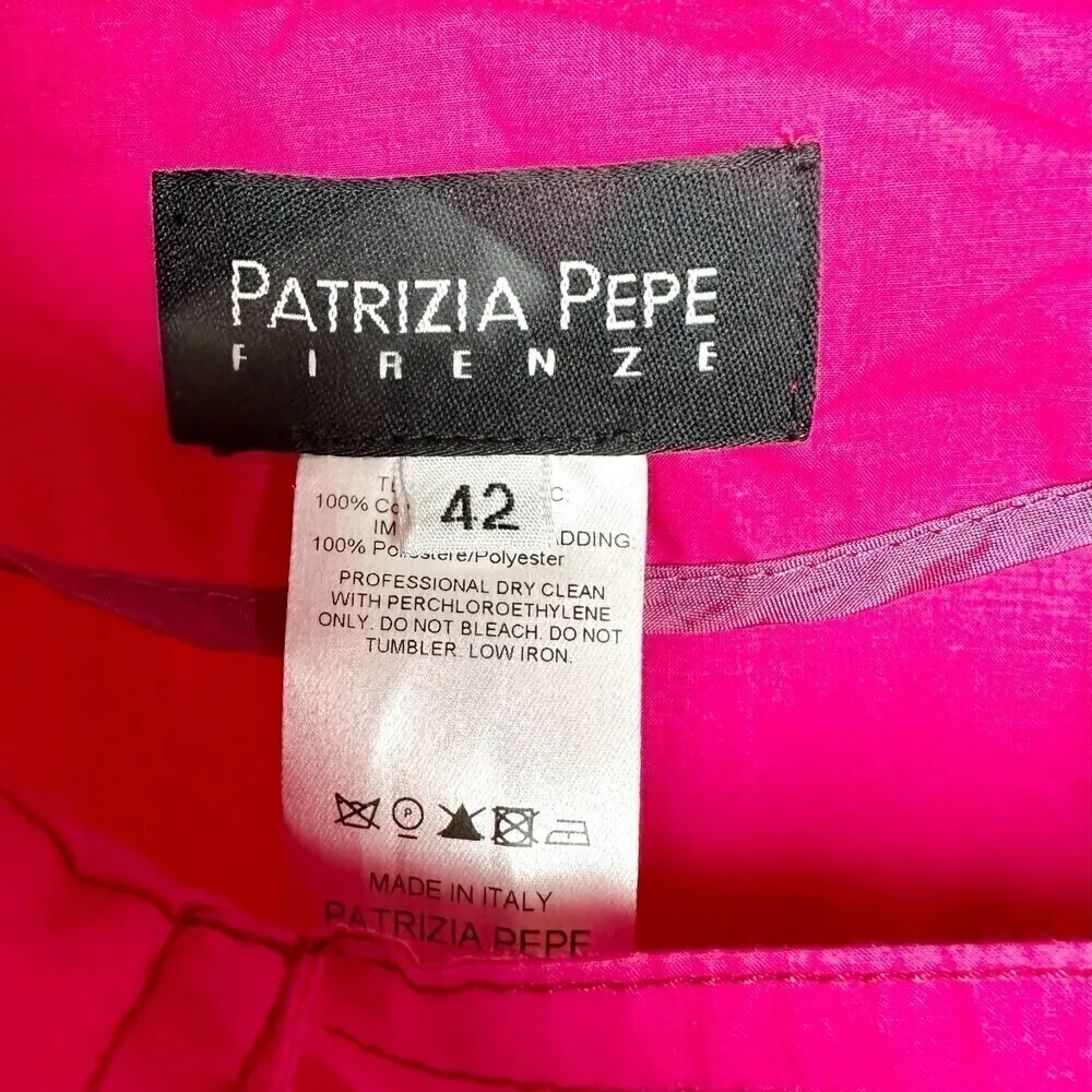 Patrizia Pepe Lightweight Trench Coat Ruby Violet NWT IT 42/US 6 Pink - Image 6